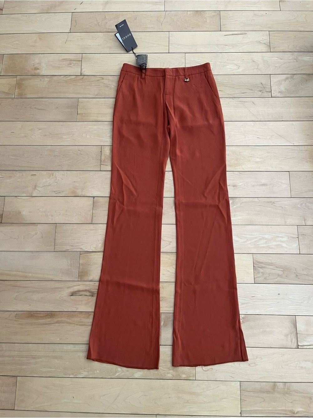 NWT - Gucci Cady Flared Low Rise Trouser